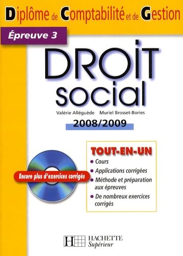 Droit social: Epreuve 3 book