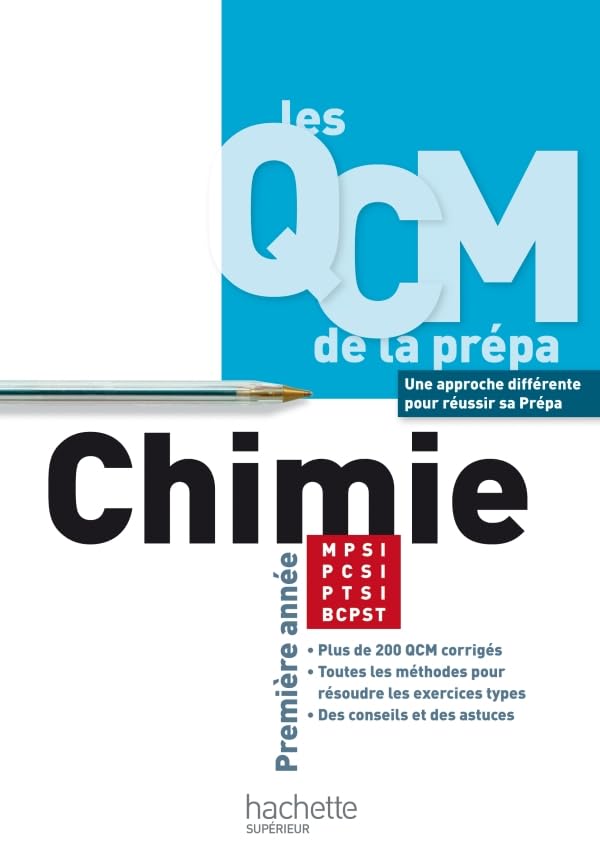 Chimie MPSI-PTSI-PCSI-BCPST 1re année book