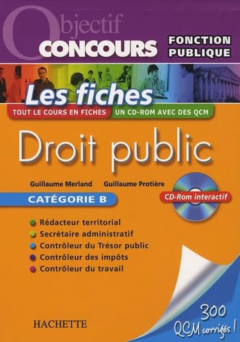 Droit public: Les fiches Catégorie B book