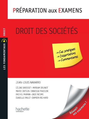 Préparation aux examens - Droit des sociétés book