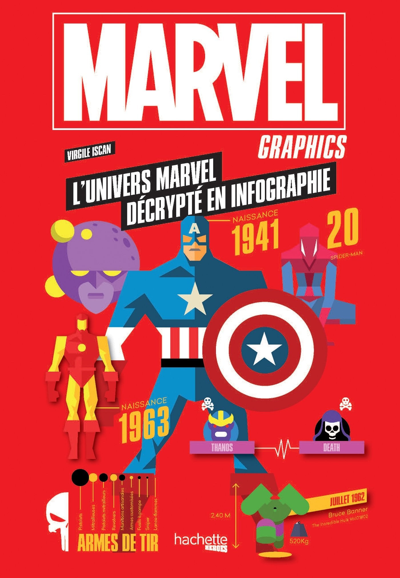 Product Image: Marvel graphics: Tout l'univers de Marvel décrypté en infographies