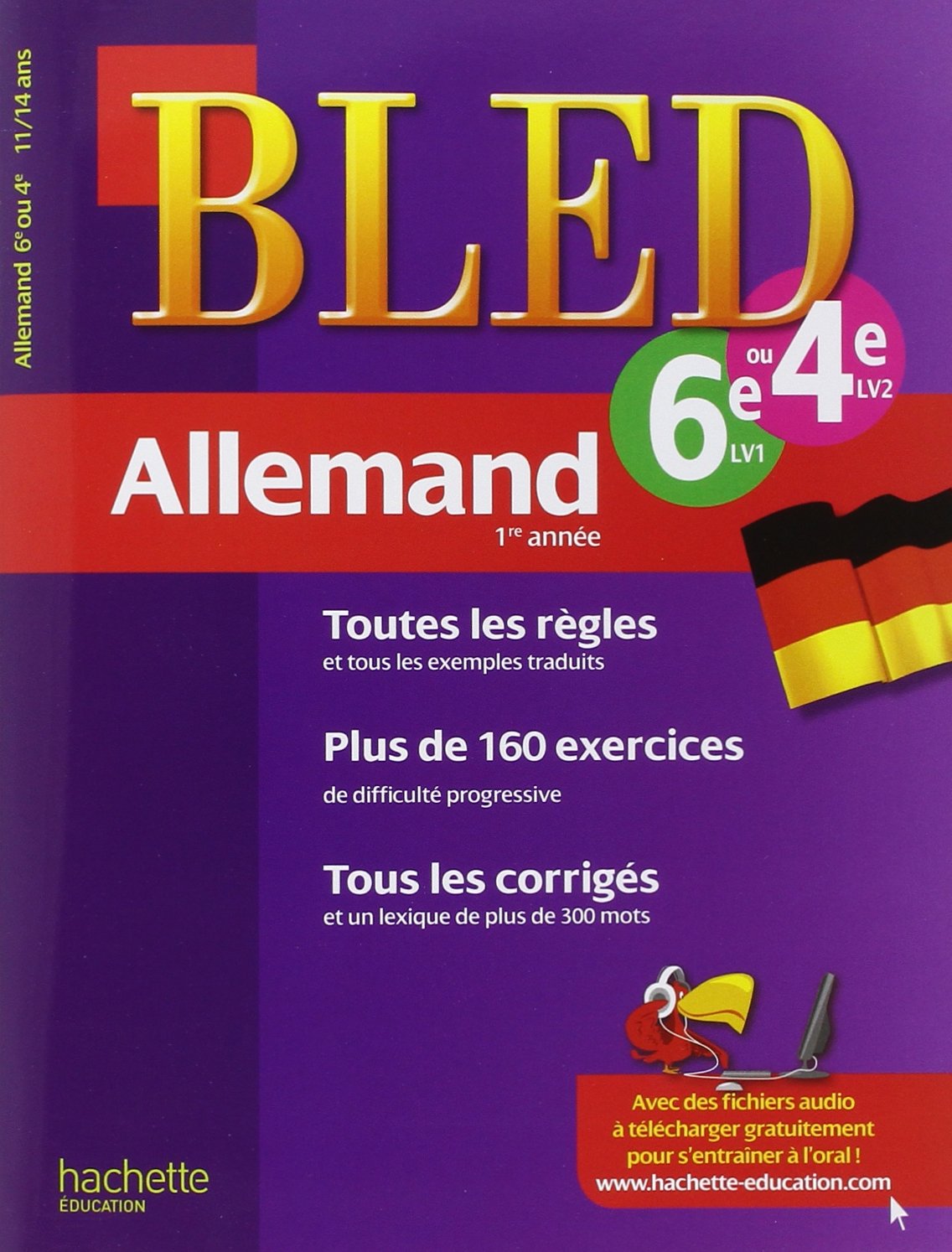 Allemand 1re année 6e LV1 ou 4e LV2 Books