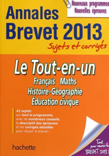 Le Tout-en-un Brevet: Sujets et corrigés book