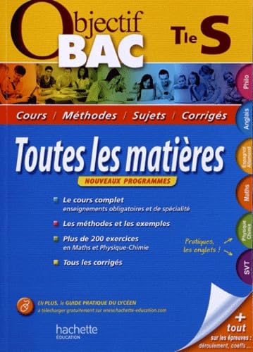 Toutes les matières Tle S book