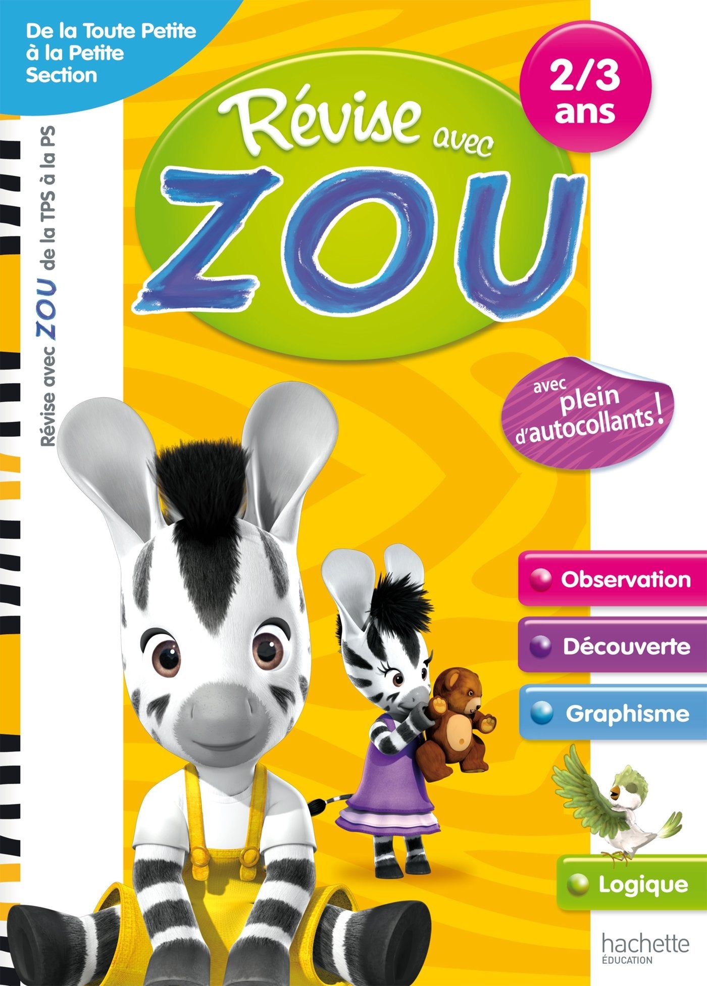 Révise avec Zou - TPS/PS - Cahier de vacances book