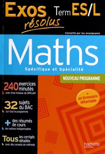 Maths Tle ES/L, Enseignement spécifique et spécialité Books