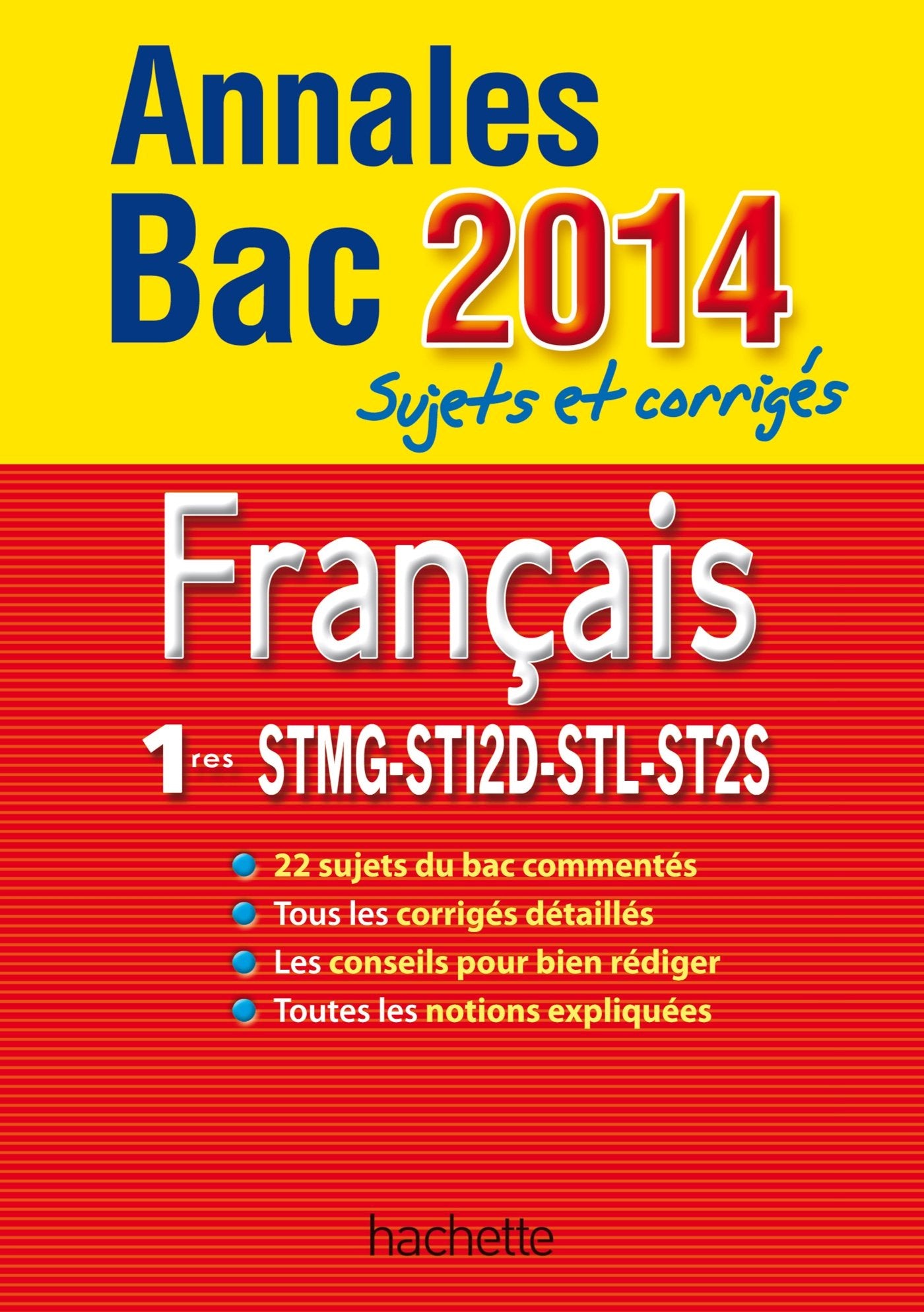 Français 1es STMG-STI2D-STL-ST2S: Sujets et corrigés book