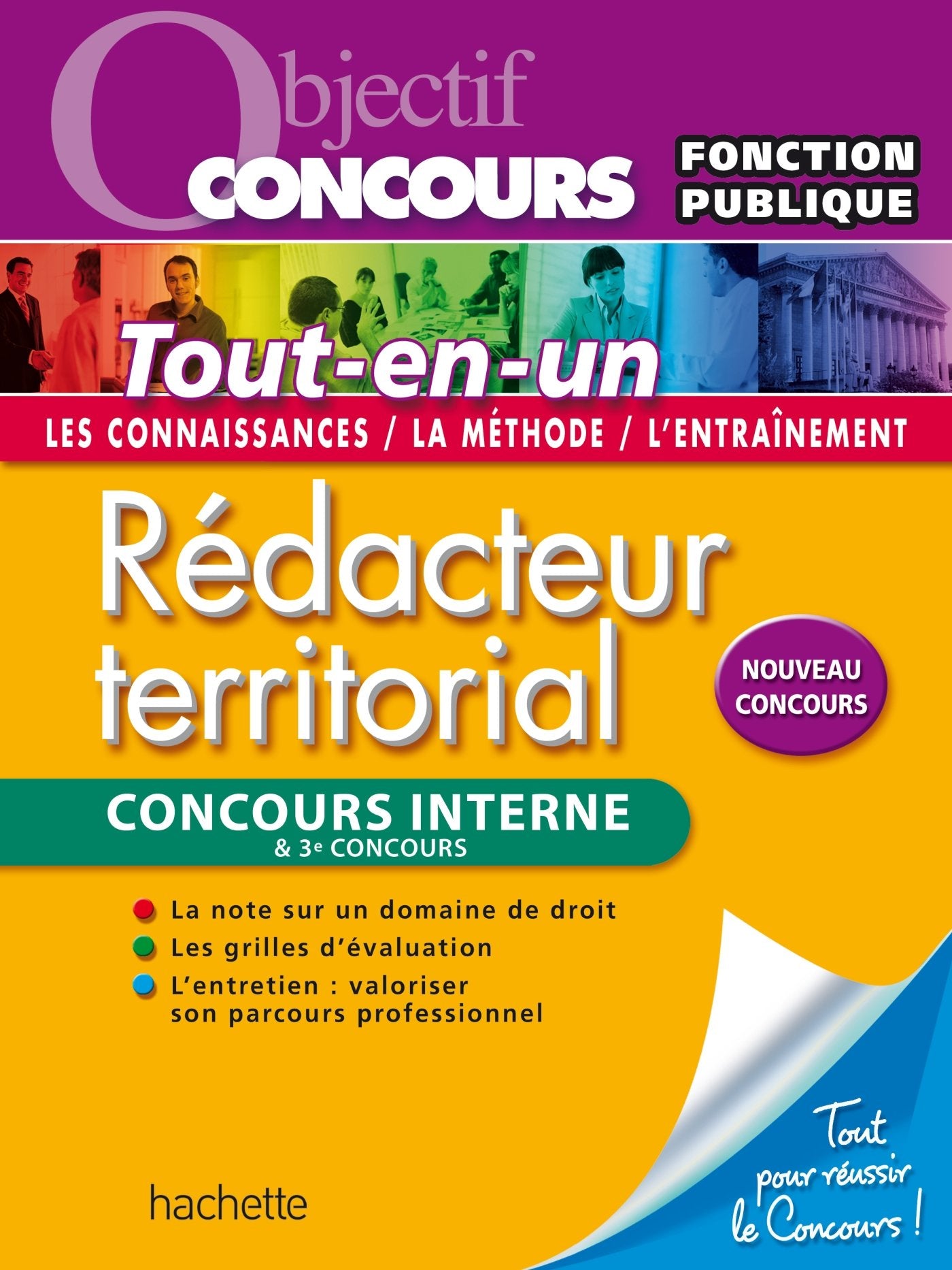 Rédacteur territorial et rédacteur principal 2ème classe - Concours internes et 3è concours book