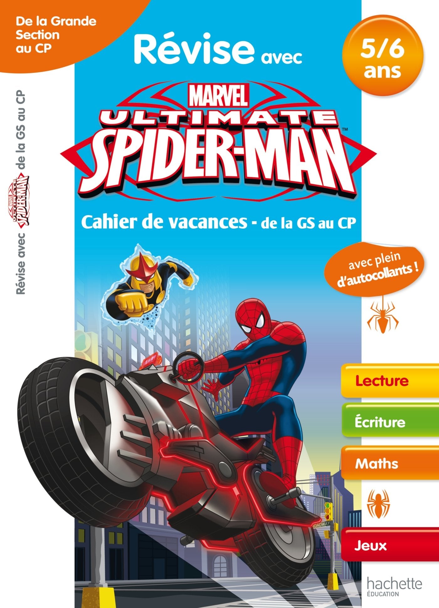 Révise avec Spider-man GS/CP - Cahier de vacances book