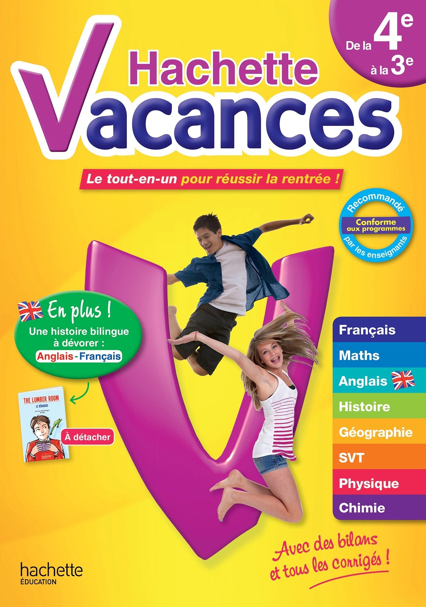 Hachette vacances de la 4e à la 3e: Le tout-en-un pour réussir la rentrée ! Books