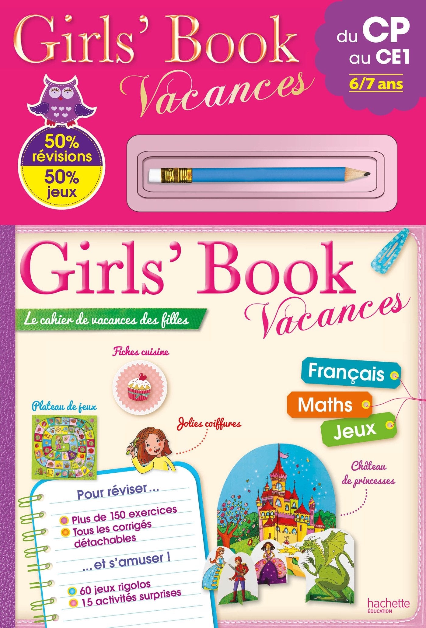 Girls' Book vacances du CP au CE1: 6/7 ans book