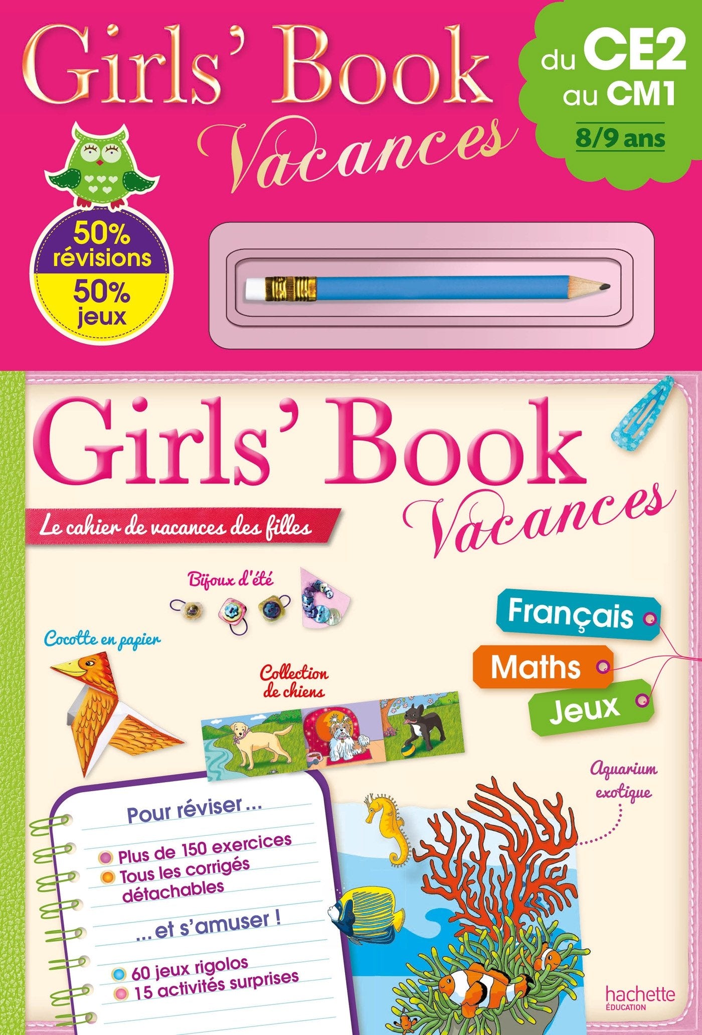 Girls' Book vacances du CE2 au CM1: 8/9 ans book