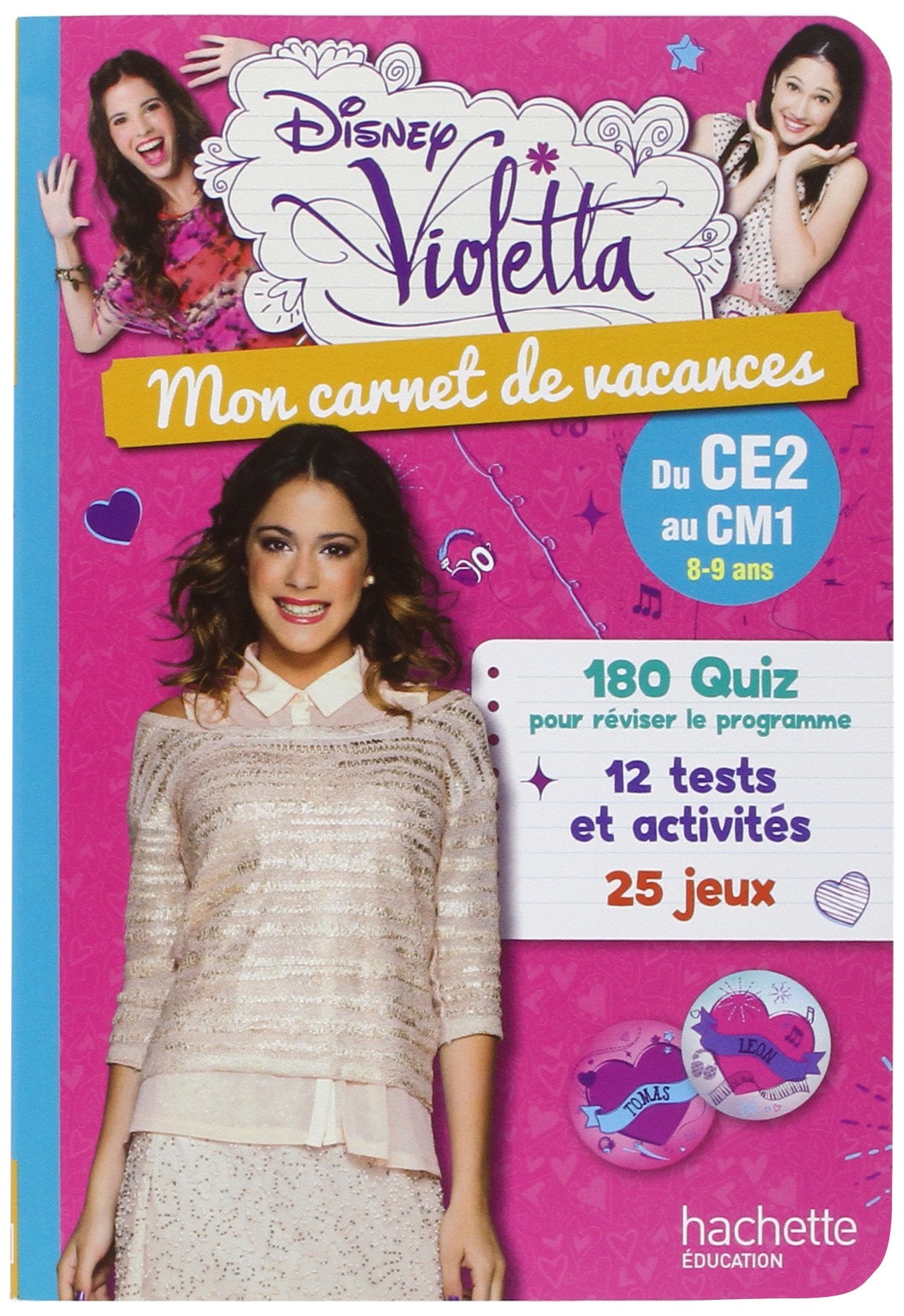 Mon carnet de vacances du CE2 au CM1, 8-9 ans: Violetta book