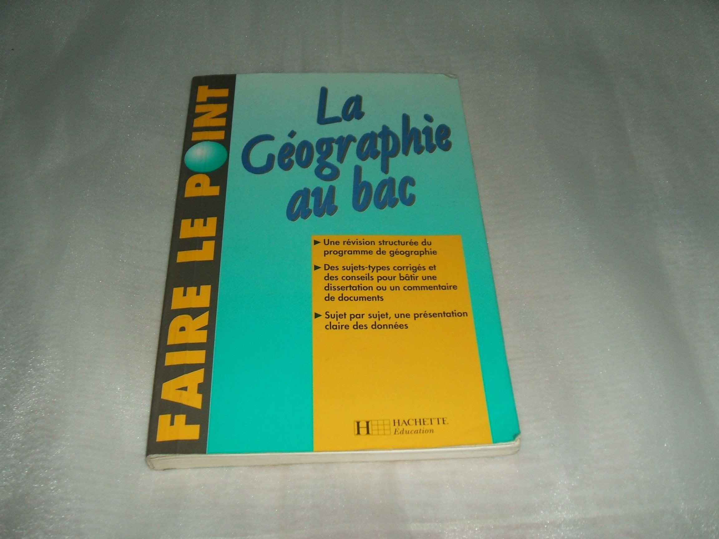 La géographie au bac book