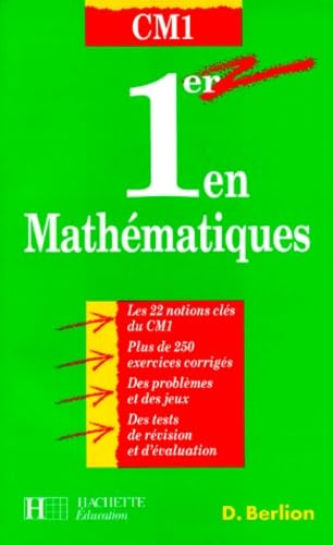 1er en mathématiques, CM1: Cycle des approfondissements Books
