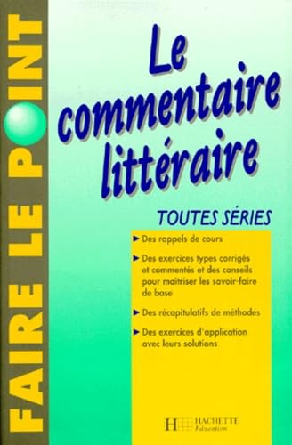 Le commentaire littéraire: Toutes séries Books