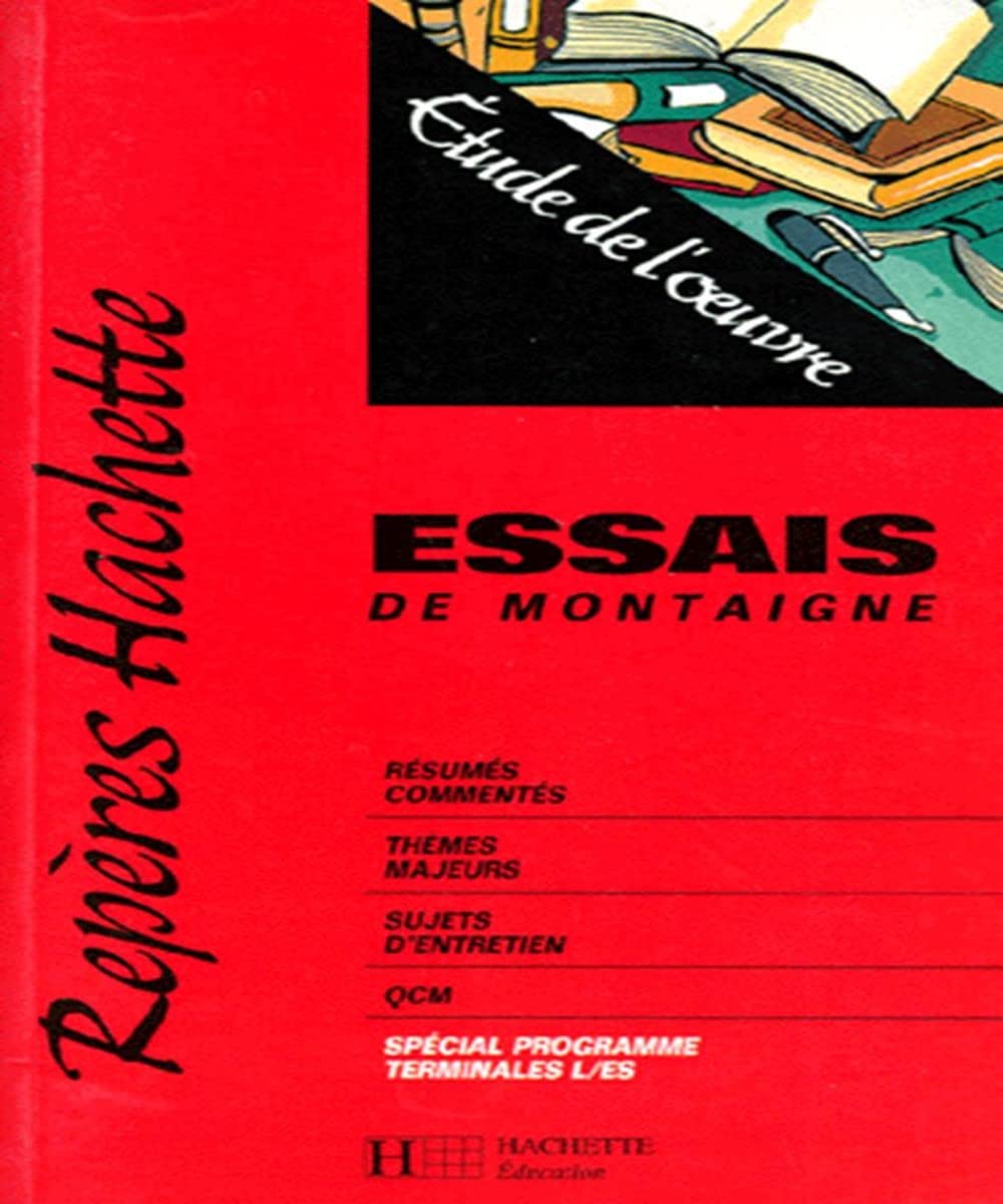 "Essais" de Montaigne: Étude de l'oeuvre Books