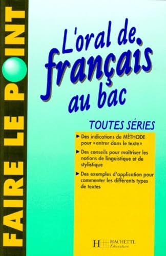 L'oral de français au bac: Toutes séries book