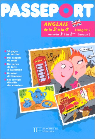Passeport Anglais 5me/4me Langue 1 Ou 3me/2nd Langue 2 Books