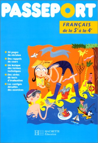 Passeport Francais De La 5° A La 4° Books