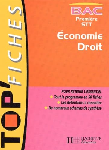 Economie droit, 1re STT book