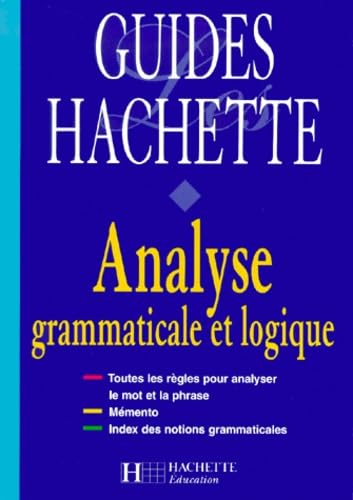Analyse grammaticale et logique Books