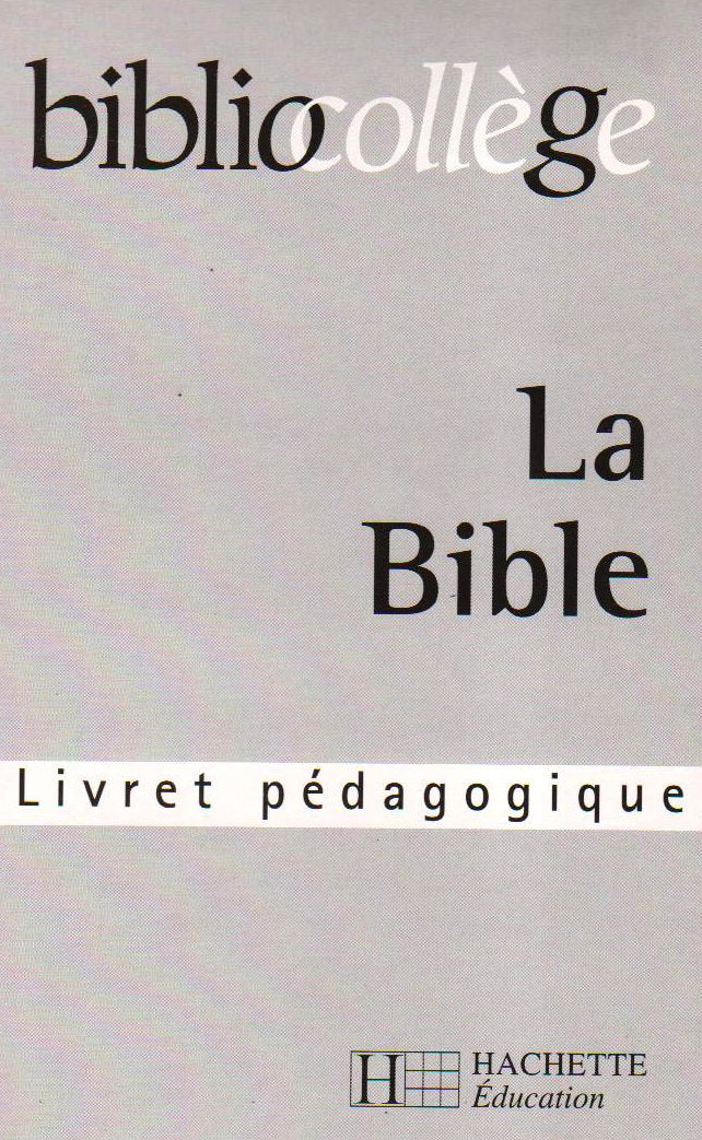 La Bible Bibliocollege Professeur Books