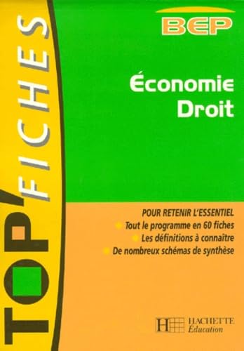 Top' fiches BEP : 20, économie, droit, seconde et terminale pro book