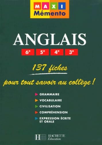 Anglais sixième/cinquième/quatrième/troisième Books