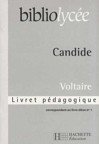 Bibliolycee - candide, voltaire - livret pedagogique: Livret pédagogique Books