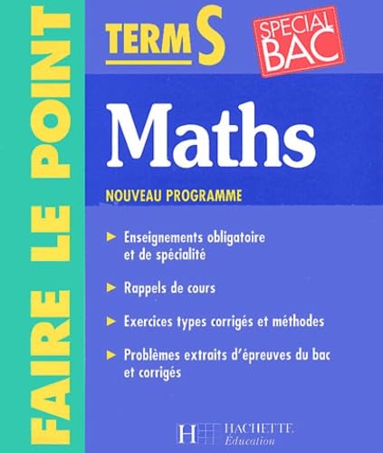 Faire le point : Mathématiques, terminale S - Enseignements obligatoire et de spécialité book