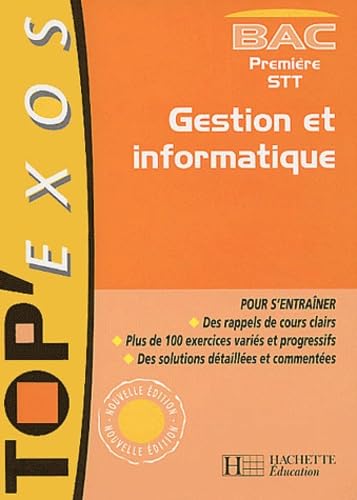 Gestion et informatique, 1ère STT book