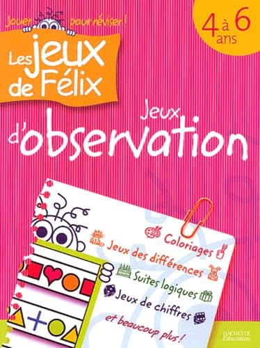 Coloriages et jeux d'observation, 4-6 ans book