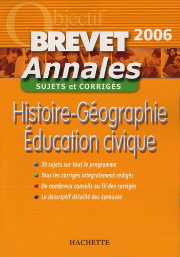 Histoire-Géographie Education civique: Sujets et corrigés book