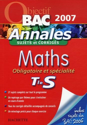 Maths obligatoire et spécialité Te S: Annales sujets et corrigés book