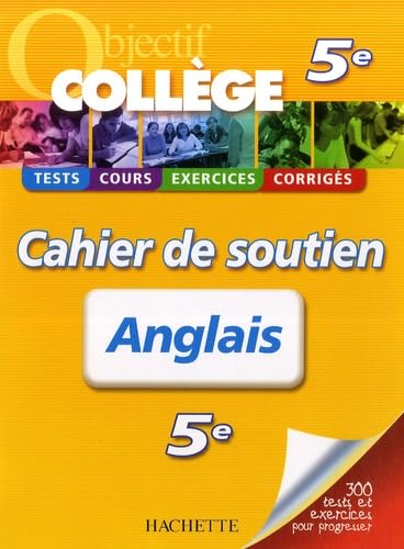 Product Image: Anglais 5e: Cahier de soutien