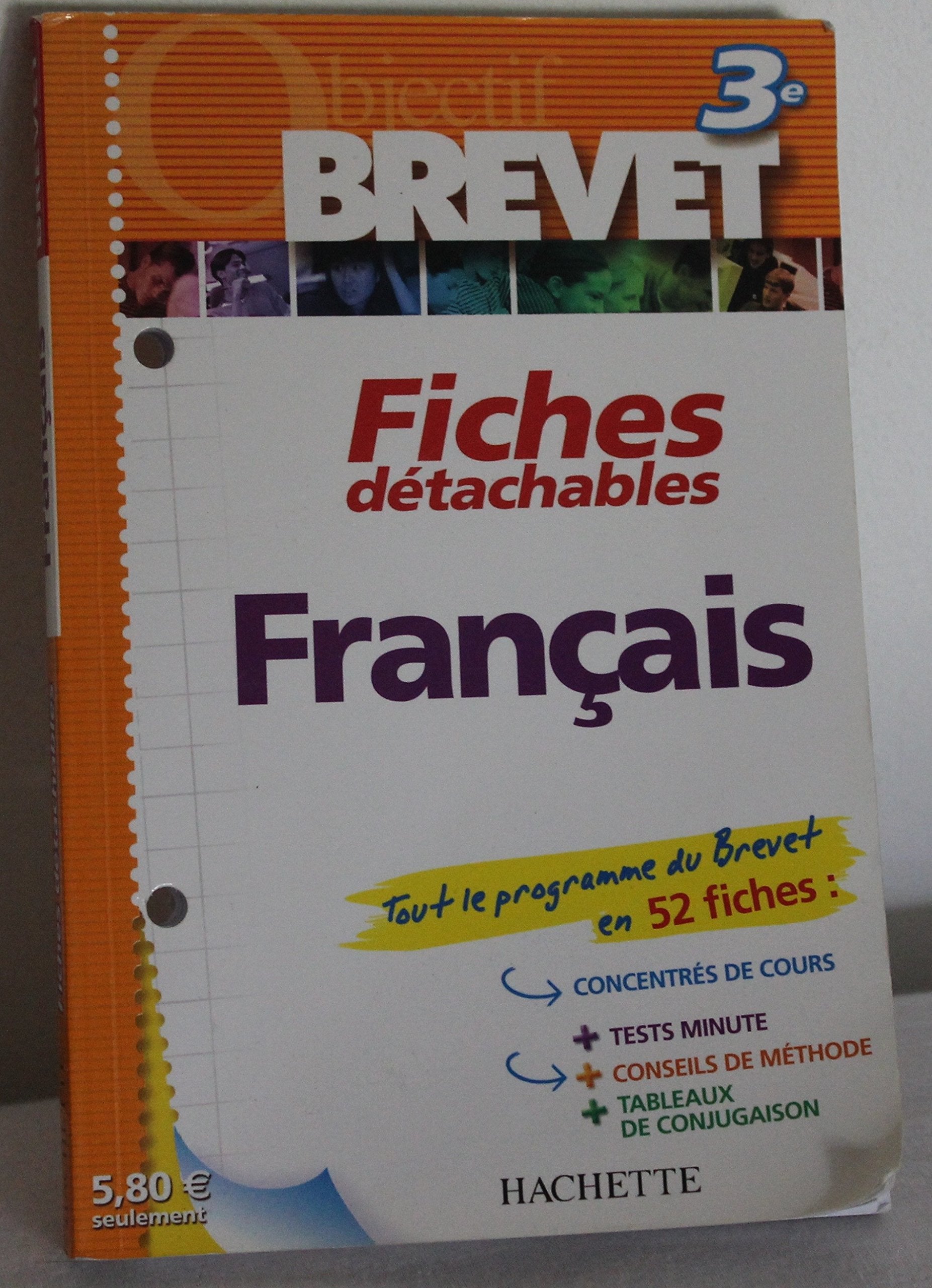 Français 3e: Fiches détachables book