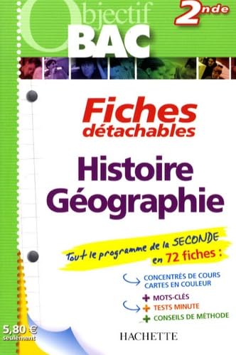 Fiches détachables Histoire-Géographie 2nde Books