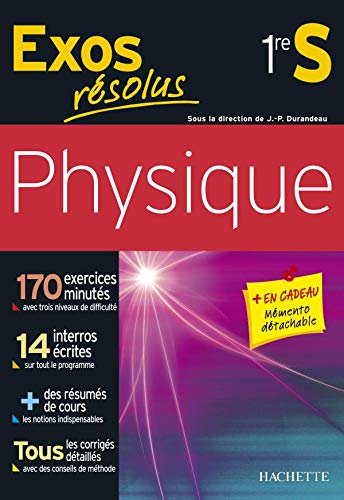 Exos résolus, physique 1re S Books
