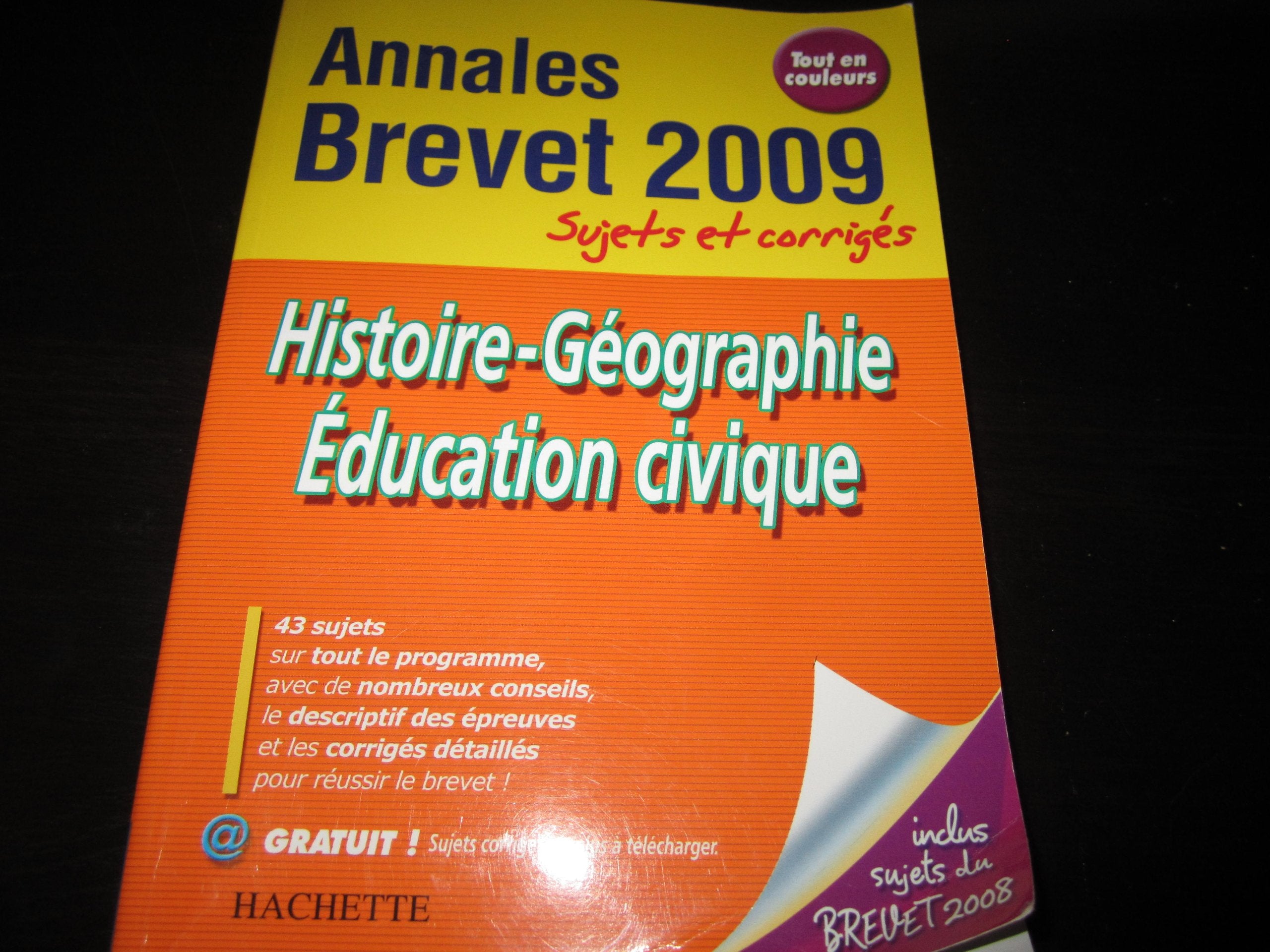 Histoire-Géographie Education civique Brevet: Sujets et corrigés book