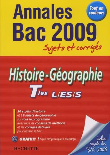 Histoire-Géographie Tles L/ES/S: Sujets et corrigés book