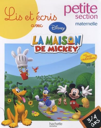 Lis et écris avec la maison de Mickey petite section maternelle: 3-4 ans book