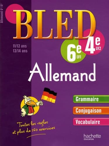 Allemand 6e: LV1, 11-12 ans, 4e LV2, 13-14 ans book