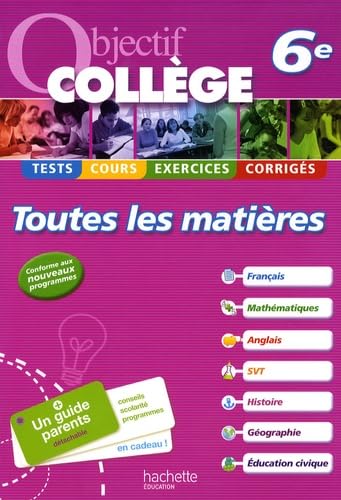 Objectif collège toutes les matières 6e Books