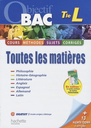 Toutes les matières Tle L Books