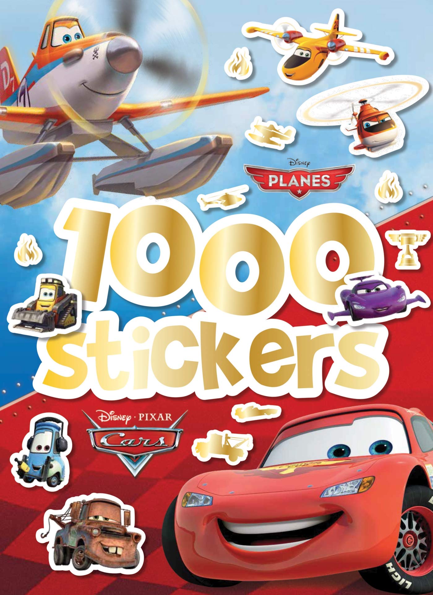 1 000 stickers Cars & Planes book