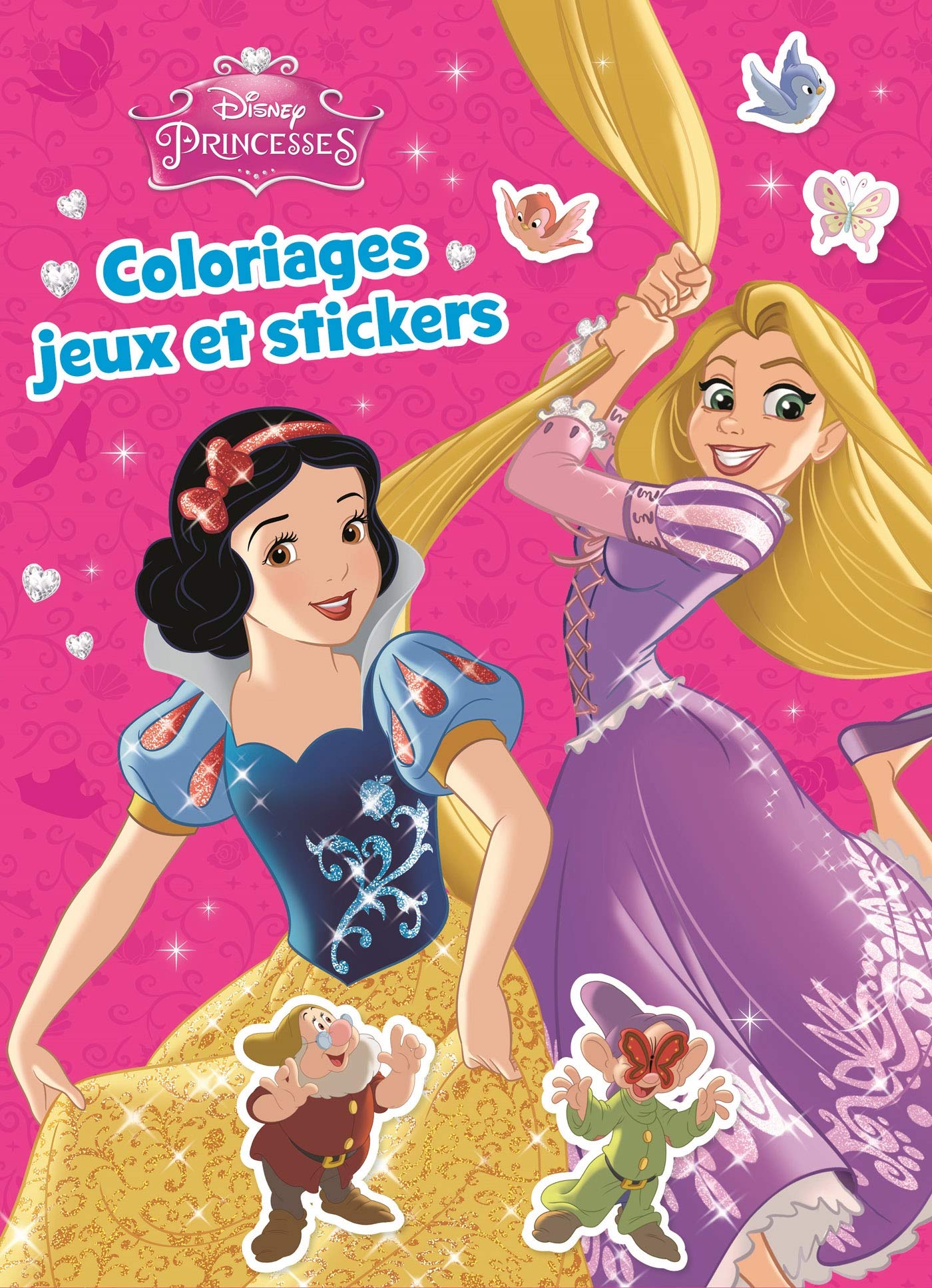 Coloriages, jeux et stickers Disney Princesses Books