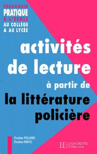 Activites De Lecture A Partir De La Litterature Policiere book