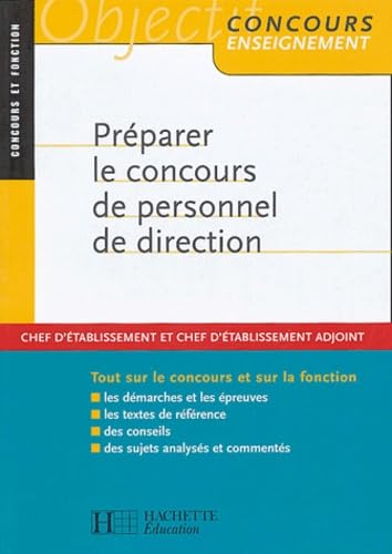 Préparer le concours de personnel de direction Books