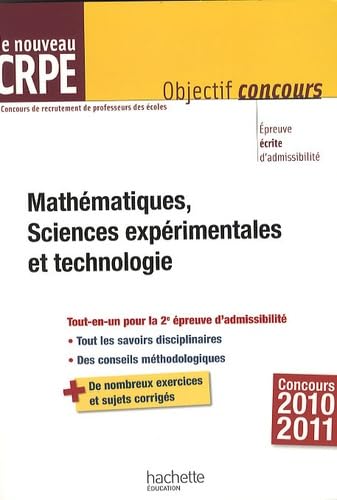 Mathématiques, Sciences expérimentales et technologie: Le nouveau CRPE book